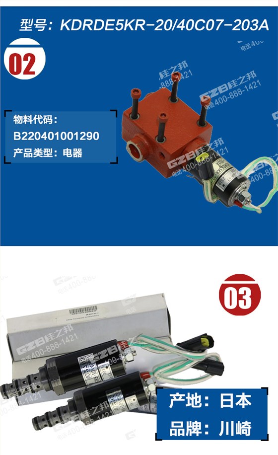 三一挖掘機(jī)比例伺服閥