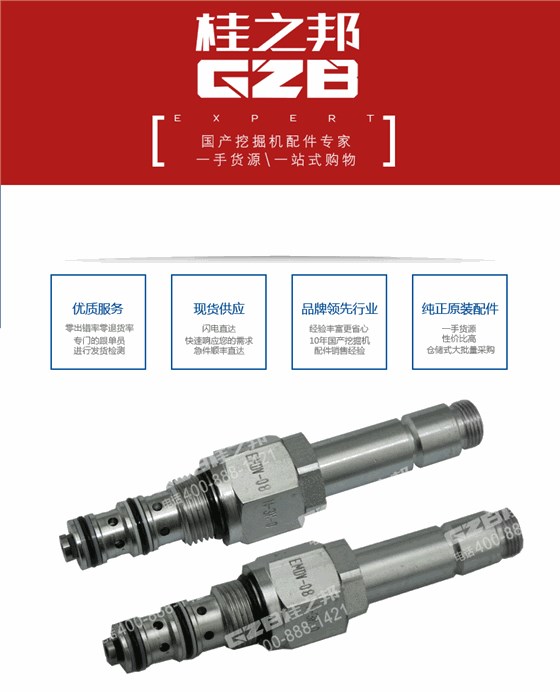 山重建機挖掘機電磁閥閥芯
