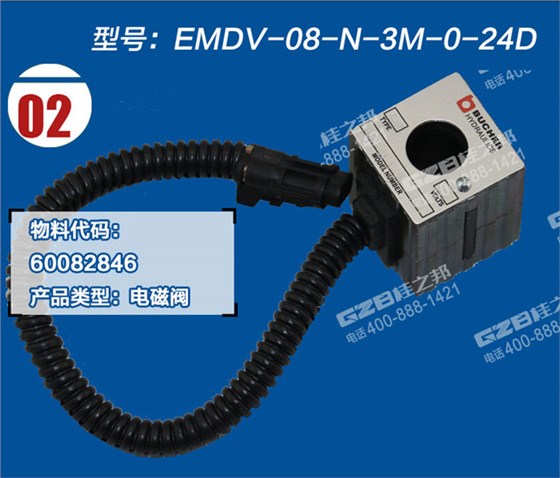 三一135挖機(jī)電磁閥線圈