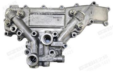 三一挖掘機(jī)三菱發(fā)動(dòng)機(jī)機(jī)油散熱器組件ME088741,三一挖掘機(jī)配件