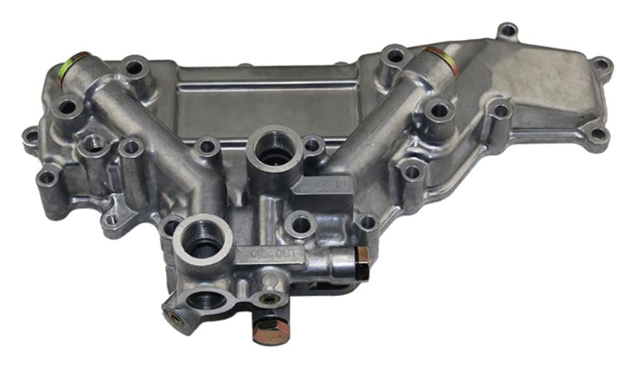 三一SY215挖機機油冷卻器蓋