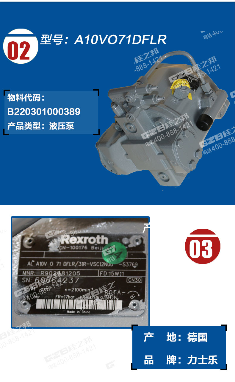 A10VO71DFLR液壓泵