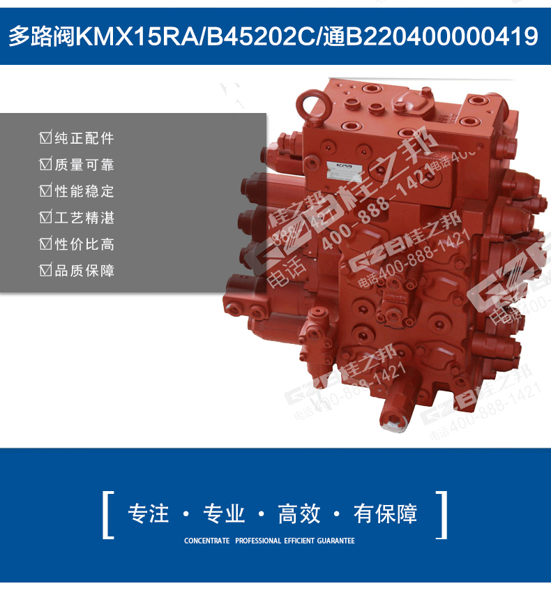 三一挖掘機多路閥