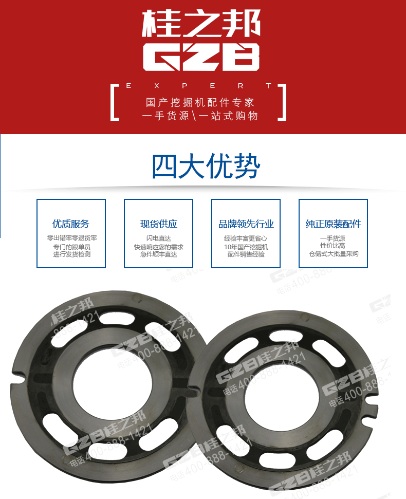 挖掘機(jī)配油盤(pán)3724670-0058