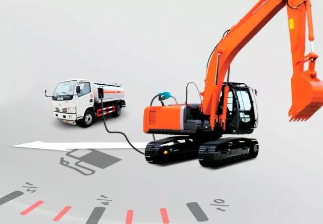 給挖機(jī)加油誰都會？快捷的方法你會嗎？