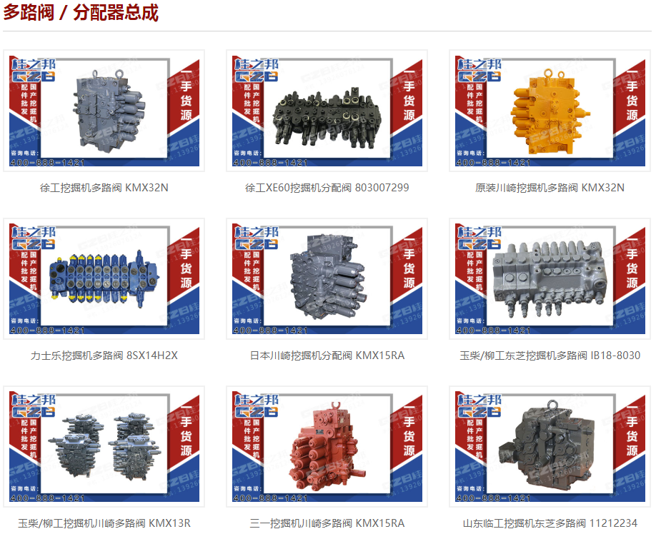 夏工挖掘機(jī)825分配閥