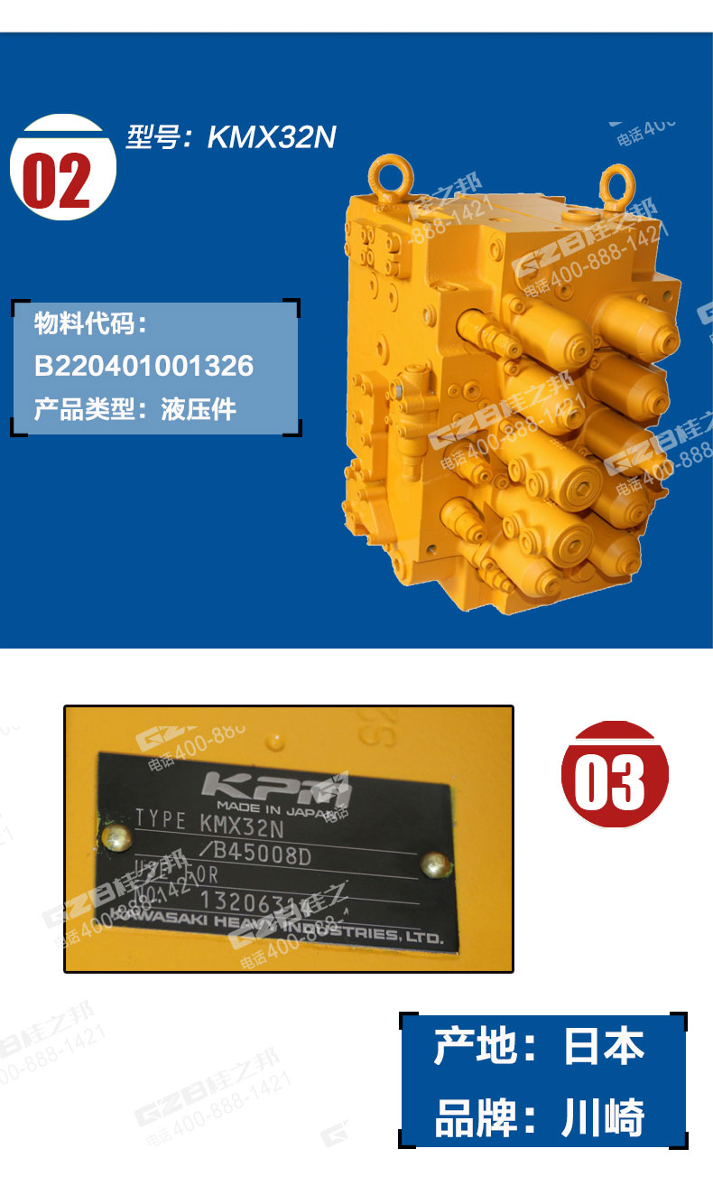徐工370挖掘機(jī)多路閥總成
