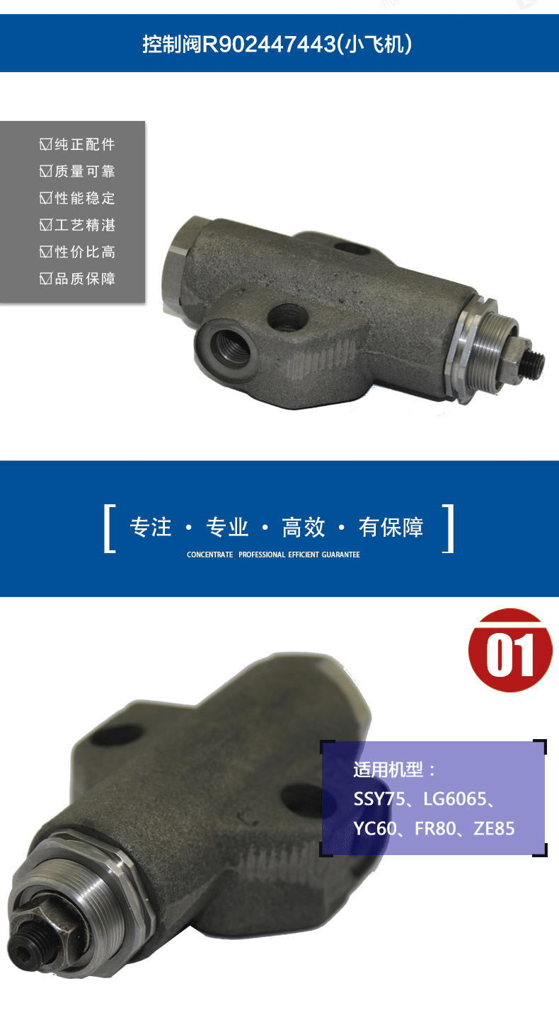 中聯(lián)挖掘機控制閥