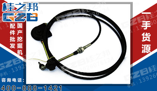 挖掘機手動油門線總成（4米） 常用挖機件 D51-200