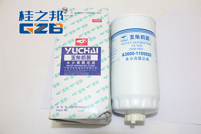 玉柴挖機柴油濾芯